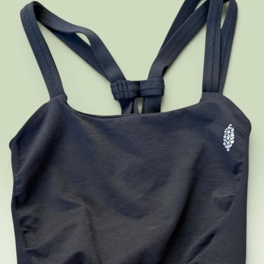 Free-people Women's Black Crop-top